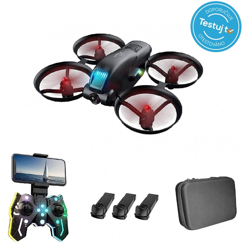 Dron AERIUM KFPLAN Fun F1 - 3 baterie Recenze