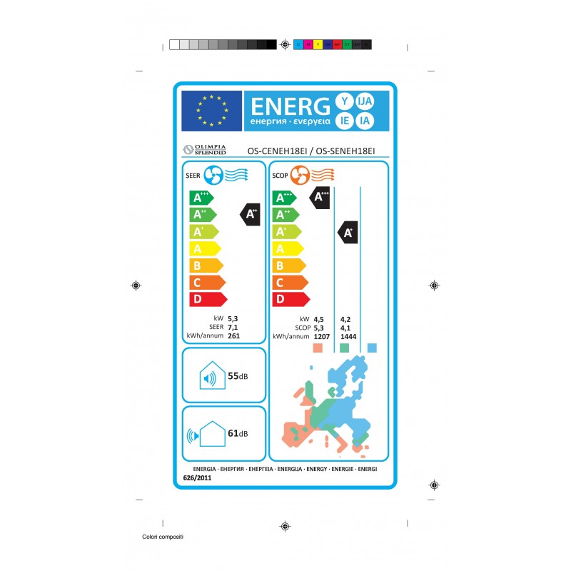 Klimatizace Olimpia Splendid ARYAL S1 E Inverter 18