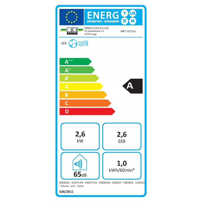 Mobilní klimatizace REMKO MKT 255 Eco S-Line Recenze