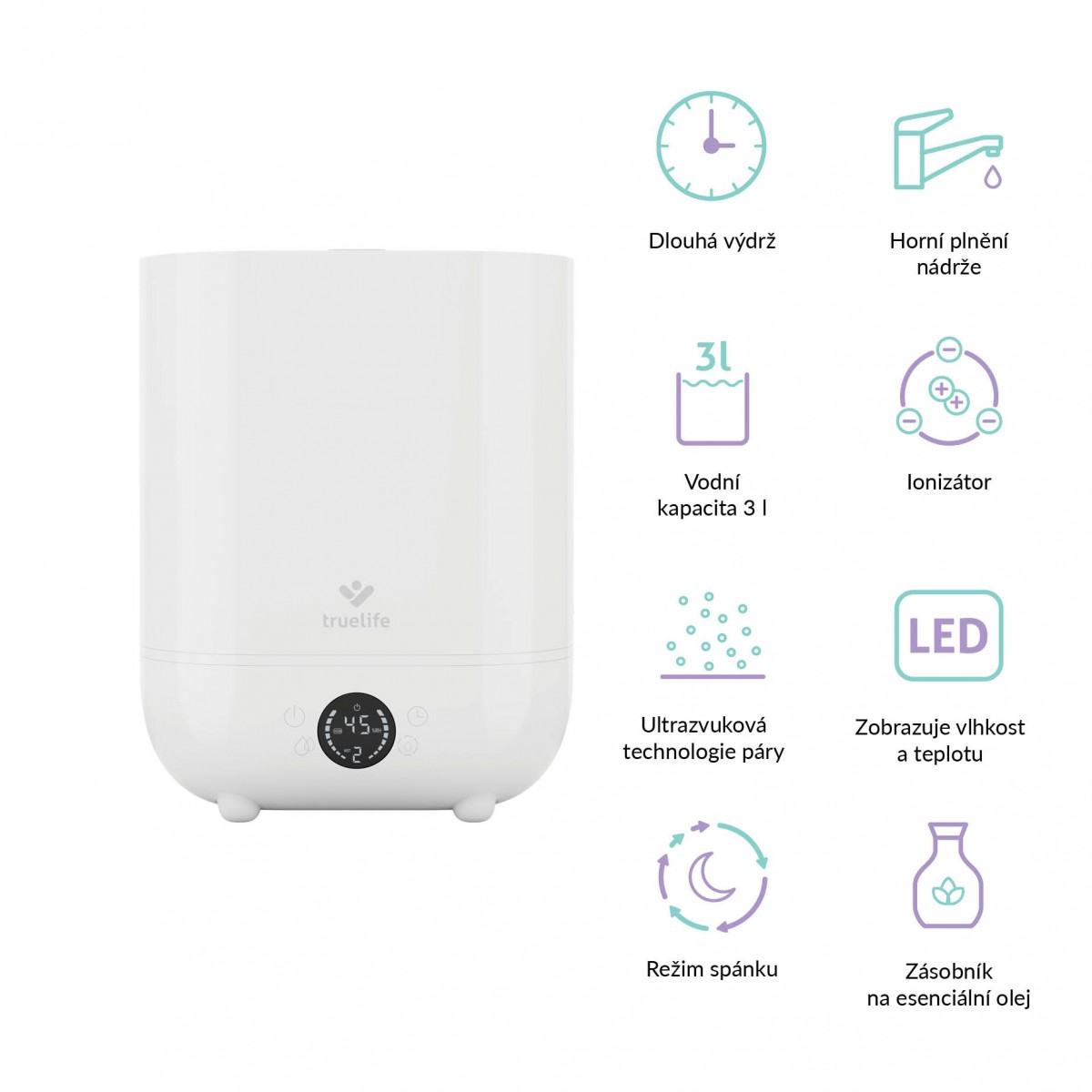 Zvlhčovač TrueLife AIR Humidifier H5 Touch