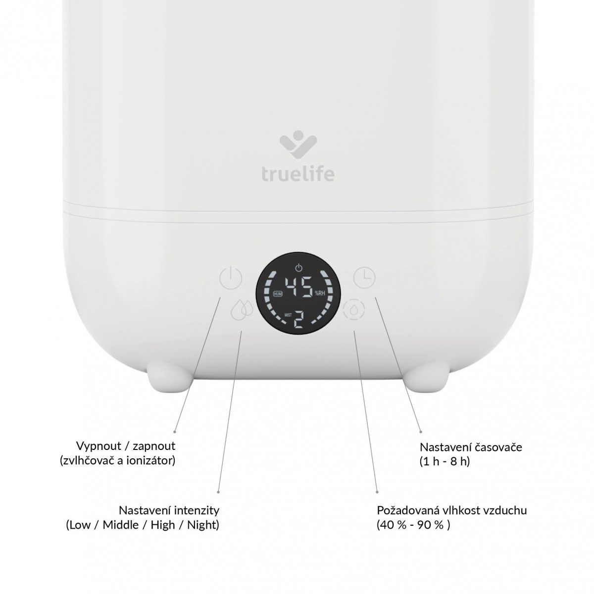 Zvlhčovač TrueLife AIR Humidifier H5 Touch