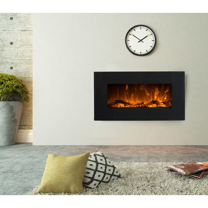 Elektrický krb Glow Fire NEPTUN černý