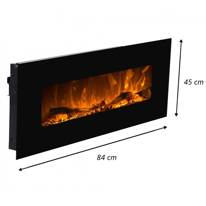 Elektrický krb Glow Fire NEPTUN černý