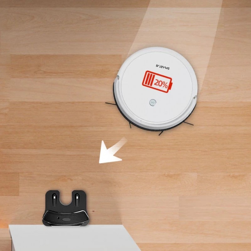 Robotický vysavač s mopem AERIUM SmartAI G50 černý