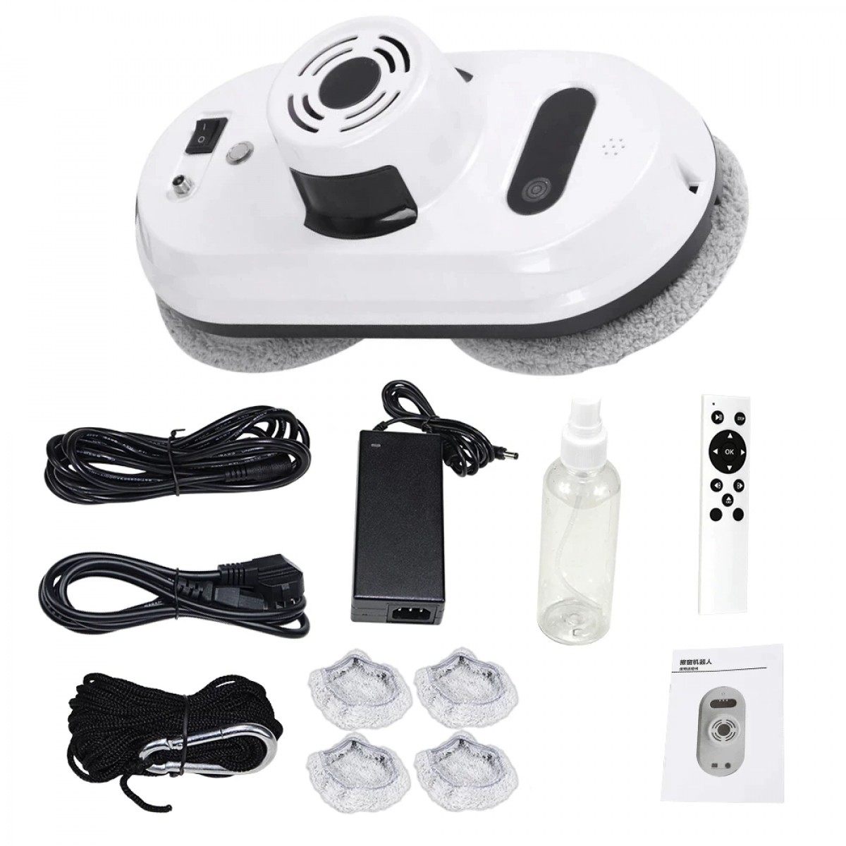 Robotický čistič oken AERIUM VAC100 SMART bílý Recenze