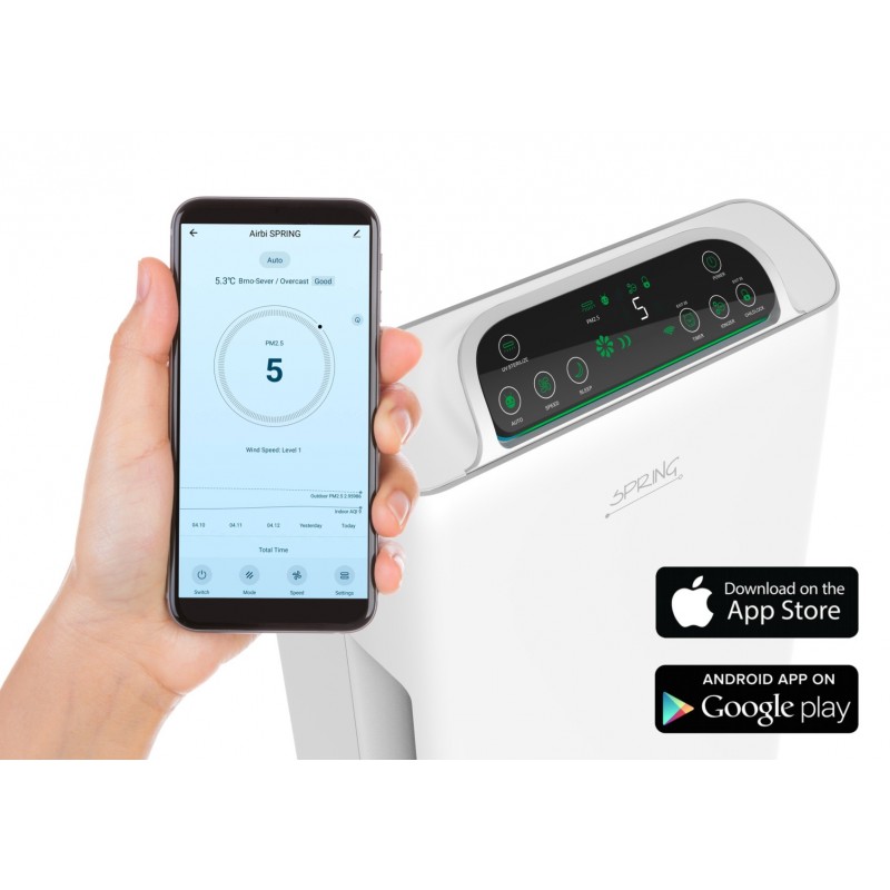 Čistička vzduchu Airbi SPRING WiFi Recenze
