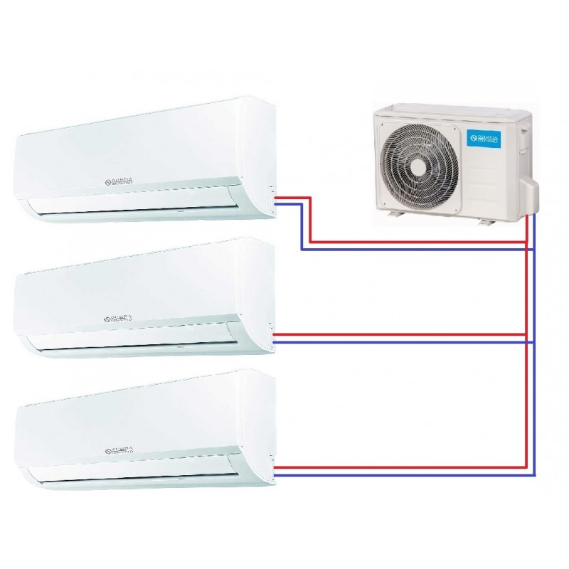 Multi-split klimatizace Olimpia Splendid ARYAL S1 E TRIAL Inverter 21 (9+9+12)