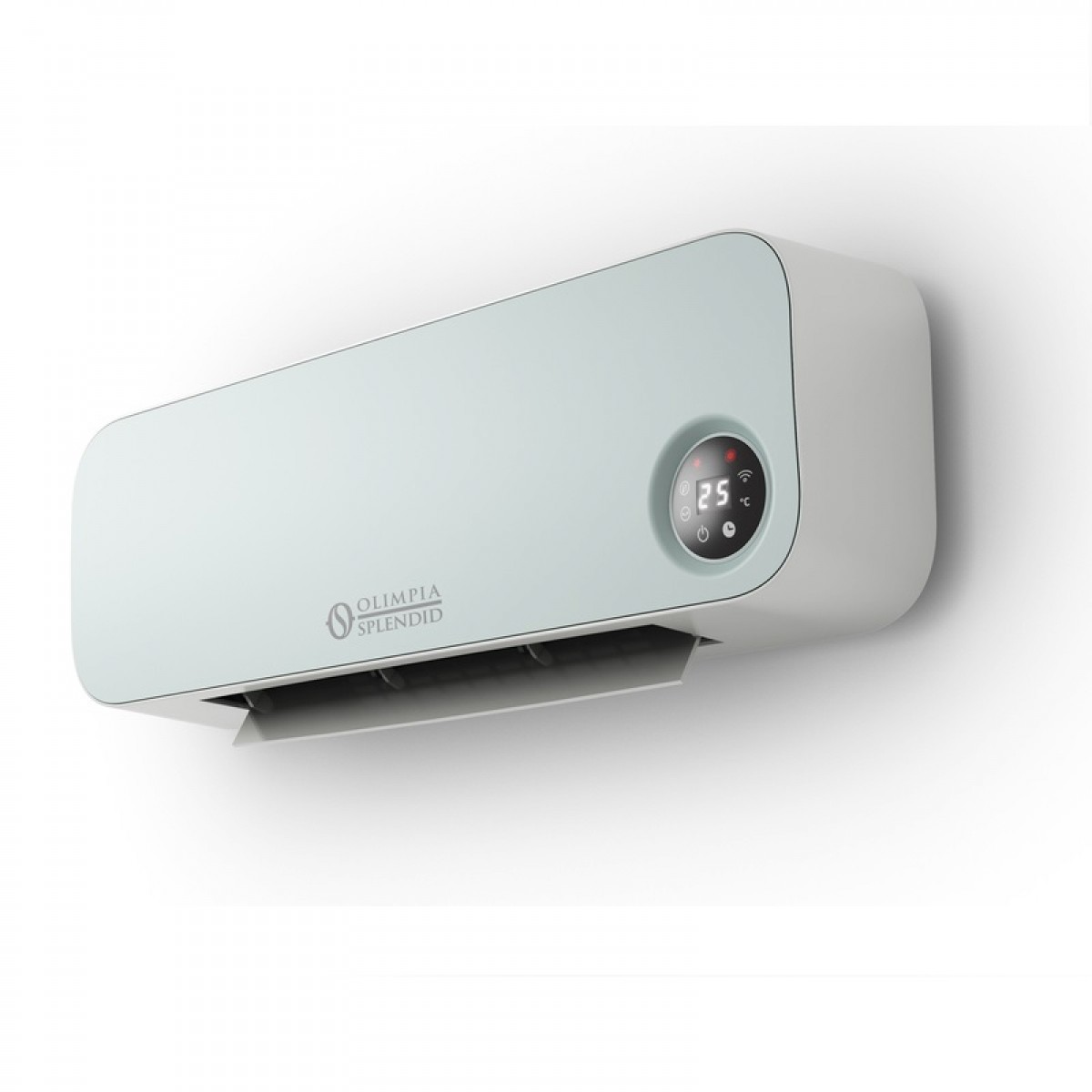 Keramické nástěnné topidlo Olimpia Splendid CALDO SKY G WIFI, rychlý nástup tepla, topný výkon až 2 kW, digitální termostat, časovač, Wi-Fi ovládání