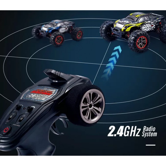 Terénní RC auto AERIUM HOSHI SPEED (1:10) žluté - 2 baterie