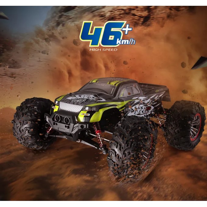 Terénní RC auto AERIUM HOSHI SPEED (1:10) žluté - 2 baterie