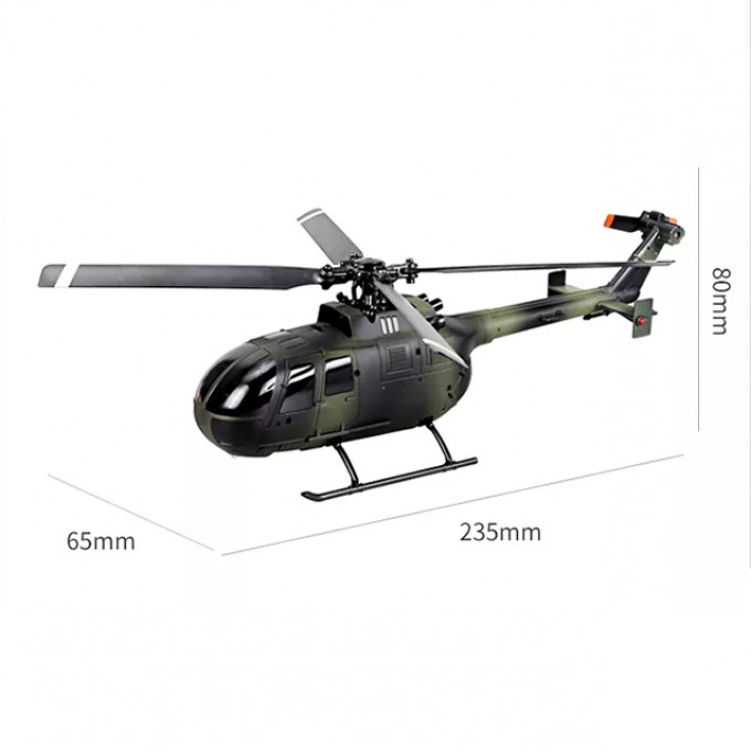 RC vrtulník AERIUM C186 4CH CAMOUFLAGE zelený