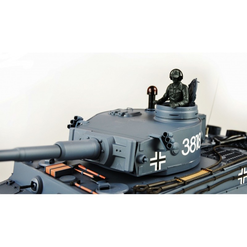 RC tank AMEWI TIGER IR+BB (1:16) - šedá