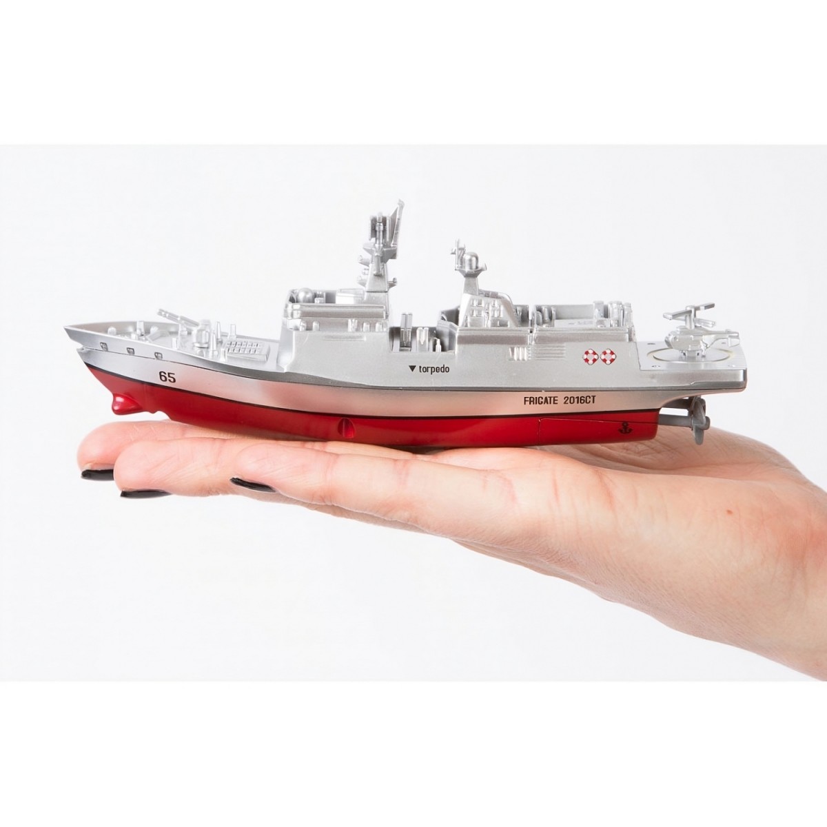 RC bitevní loď Invento Mini Frigate 2016CT - šedá Recenze