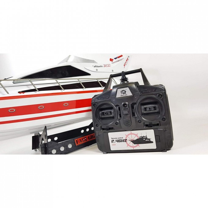 RC loď AMEWI Yacht Atlantic (1:20) - modrá