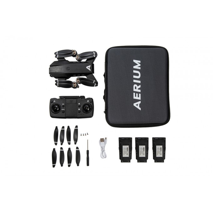Dron AERIUM R96X 4K Dual Camera GPS - 3 baterie - rozbaleno
