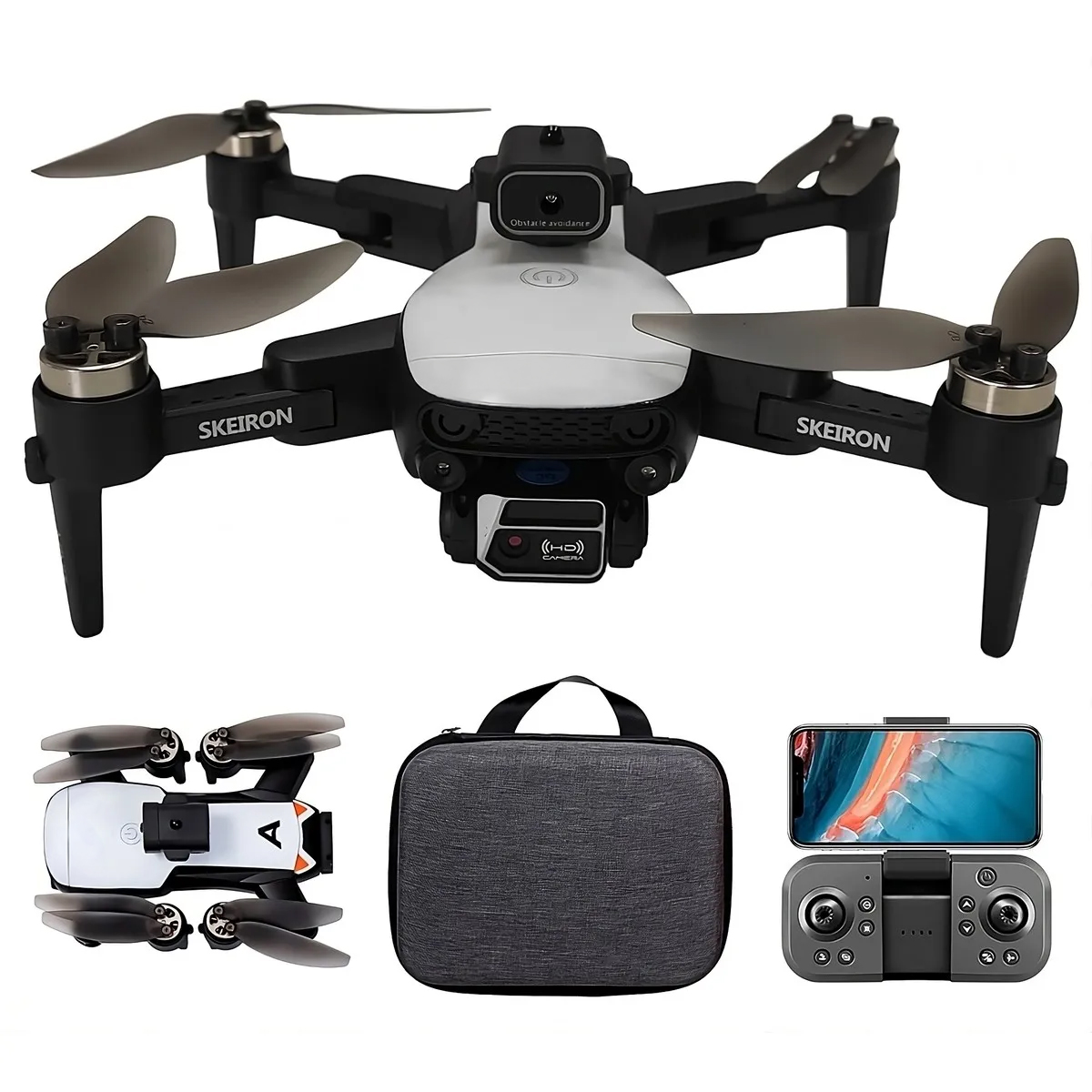Dron AERIUM SKEIRON MINI 3, 3 baterie, kvadrokoptéra, detekce překážek, kamera 1280 x 720p, doba letu až 20 min