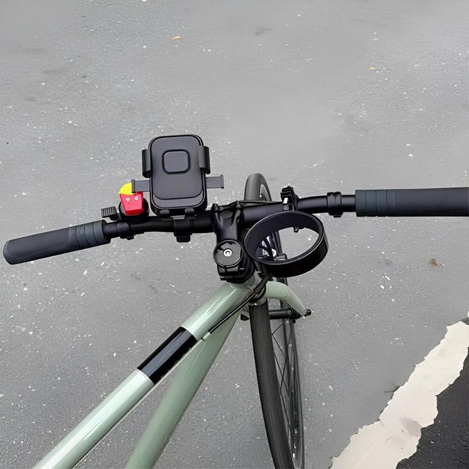 Držák na mobilní telefon pro elektrokoloběžky, jízdní kola a motocykly
