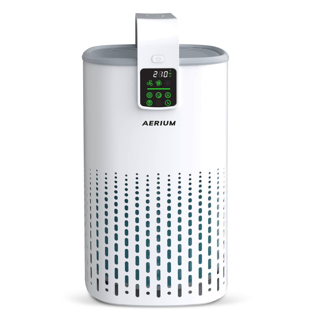 Čistička vzduchu AERIUM PureSteel Q3 HEPA Wi-Fi - rozbaleno, čistička vzduchu s HEPA filtrem, ionizátor, Wi-Fi, výkon CADR 260 m³/h, aromaterapie
