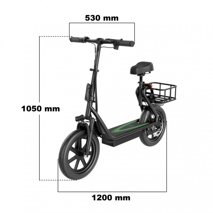 Elektrokoloběžka AERIUM AOVO PRO COMFORT V2 černá - rozbaleno