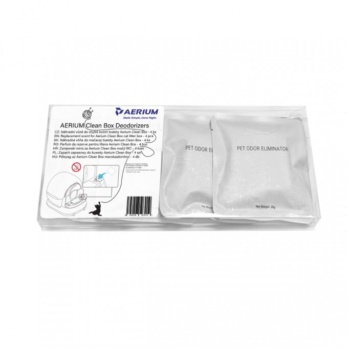 AERIUM Clean Box Deodorizers - náhradní vůně - 4 ks AERIUM Clean Box Deodorizers - náhradní vůně - 4 ks
