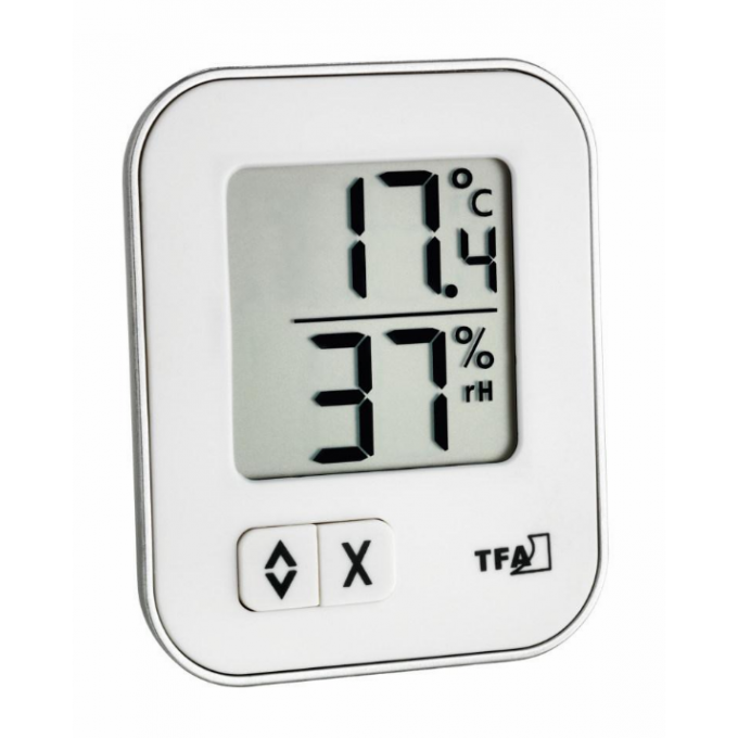 Digitální teploměr s vlhkoměrem TFA 30.5026.02 MOXX - bílý