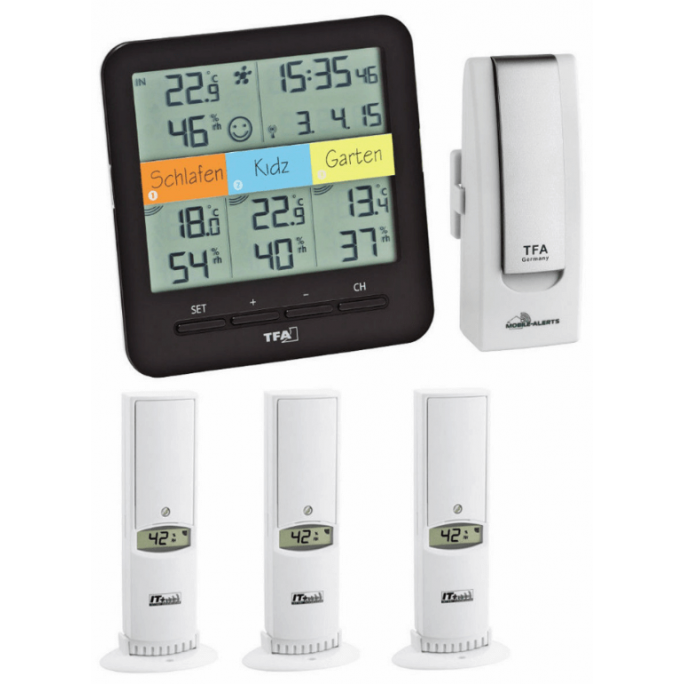 WEATHERHUB č.7 - bezdrátový monitor klimatu TFA 31.4007.02