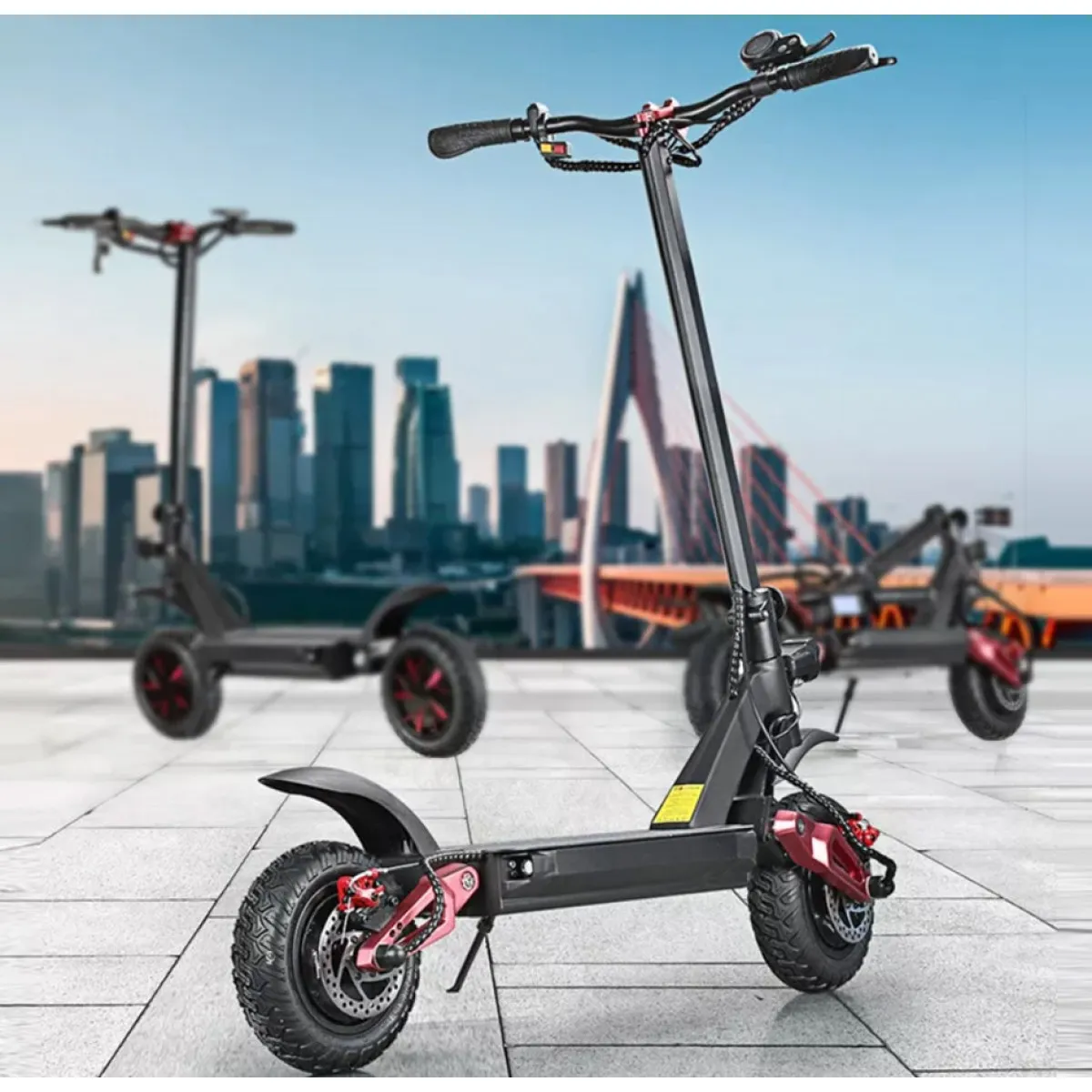 Terénní elektrokoloběžka AERIUM Ecorider 3600 W Dual černá