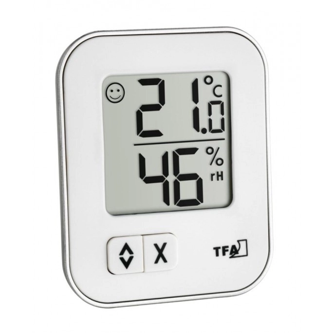 Digitální teploměr s vlhkoměrem TFA 30.5026.02 MOXX - bílý Digitální teploměr s vlhkoměrem TFA 30.5026.02 MOXX - bílý