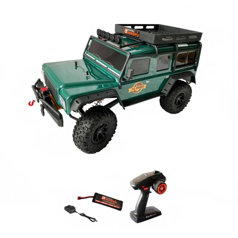 RC auto DF MODELS 4J XXL 10 Years Edition II (1:10) - zelené