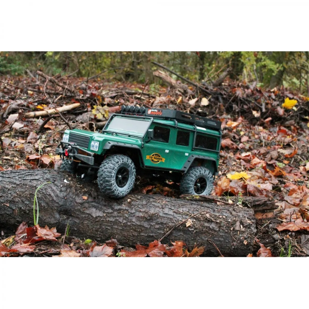RC auto DF MODELS 4J XXL 10 Years Edition II (1:10) - zelené
