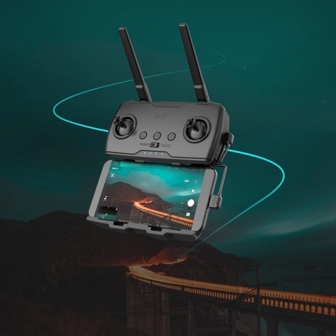 Dron AERIUM Hubsan Blackhawk 2 GPS 4K Combo černý - 2 baterie
