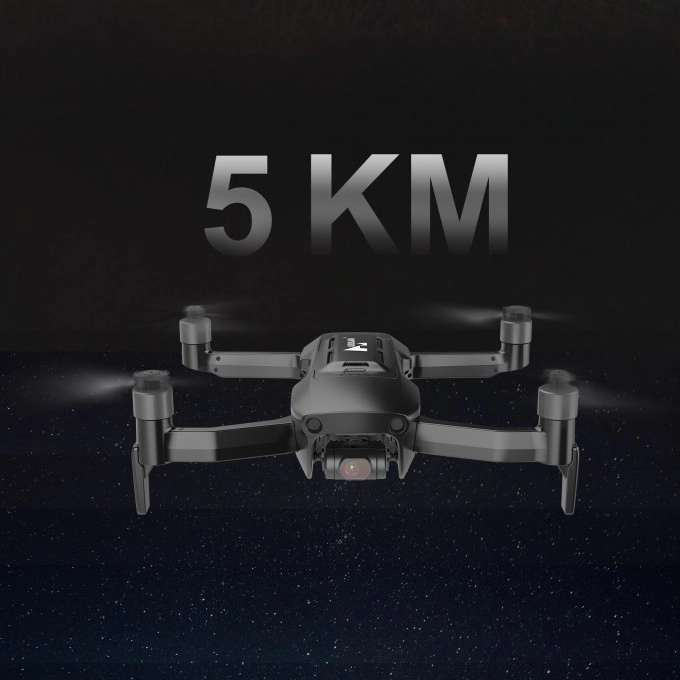 Dron AERIUM Hubsan Blackhawk 2 GPS 4K Combo černý - 2 baterie