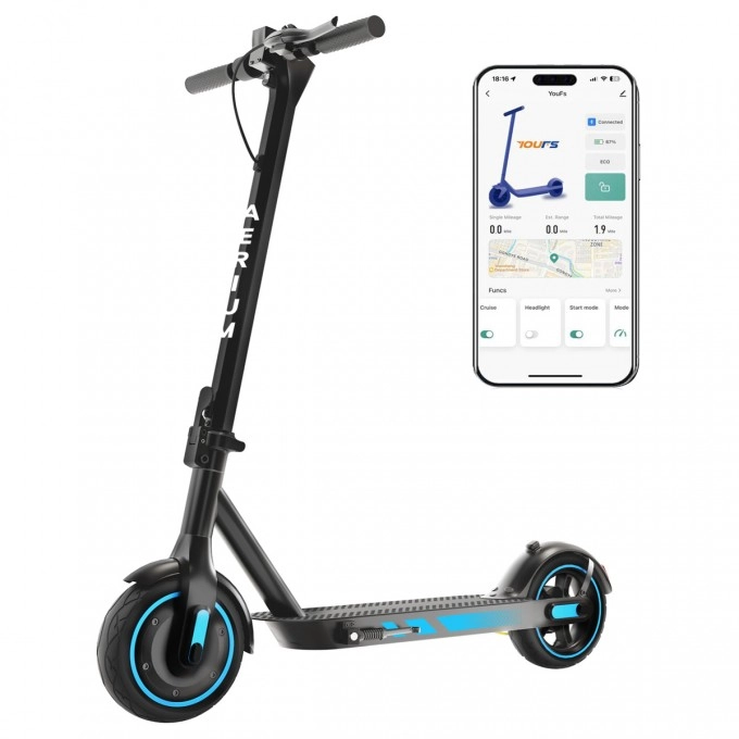 Elektrokoloběžka AERIUM MaxRide T500 modrá