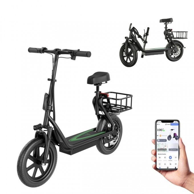 Elektrokoloběžka AERIUM AOVO PRO COMFORT V2 černá - rozbaleno