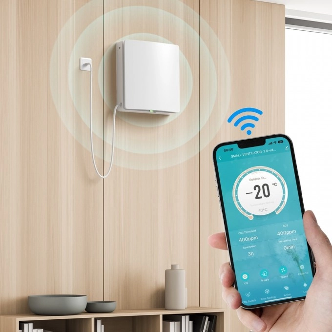 Decentrální rekuperace AERIUM FreshPair+ C60P s CO2 senzorem