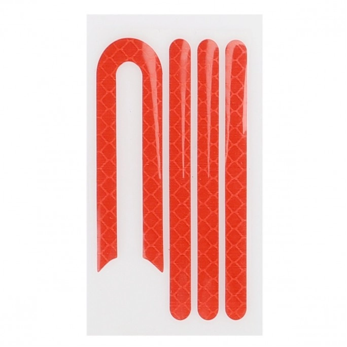 Sada náhradních samolepicích odrazek pro elektrokoloběžky červená barva