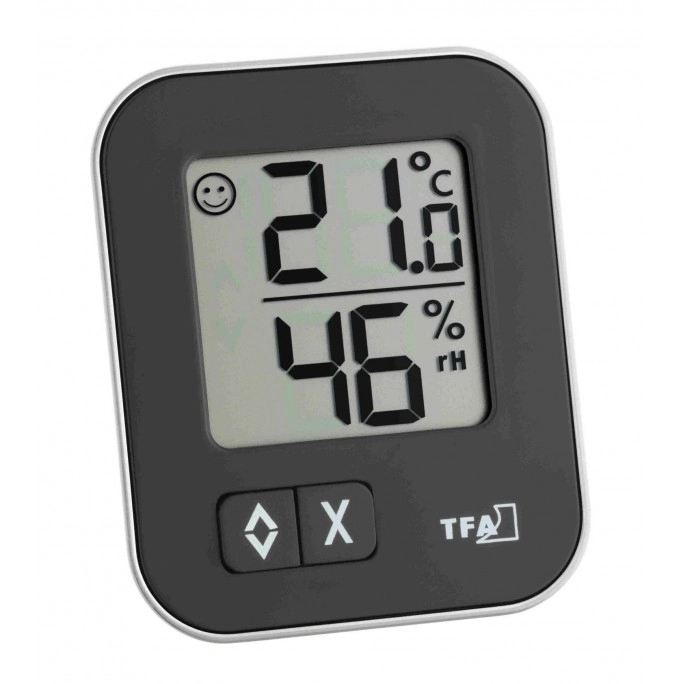 Digitální teploměr s vlhkoměrem TFA 30.5026.01 MOXX - černý Digitální teploměr s vlhkoměrem TFA 30.5026.01 MOXX - černý