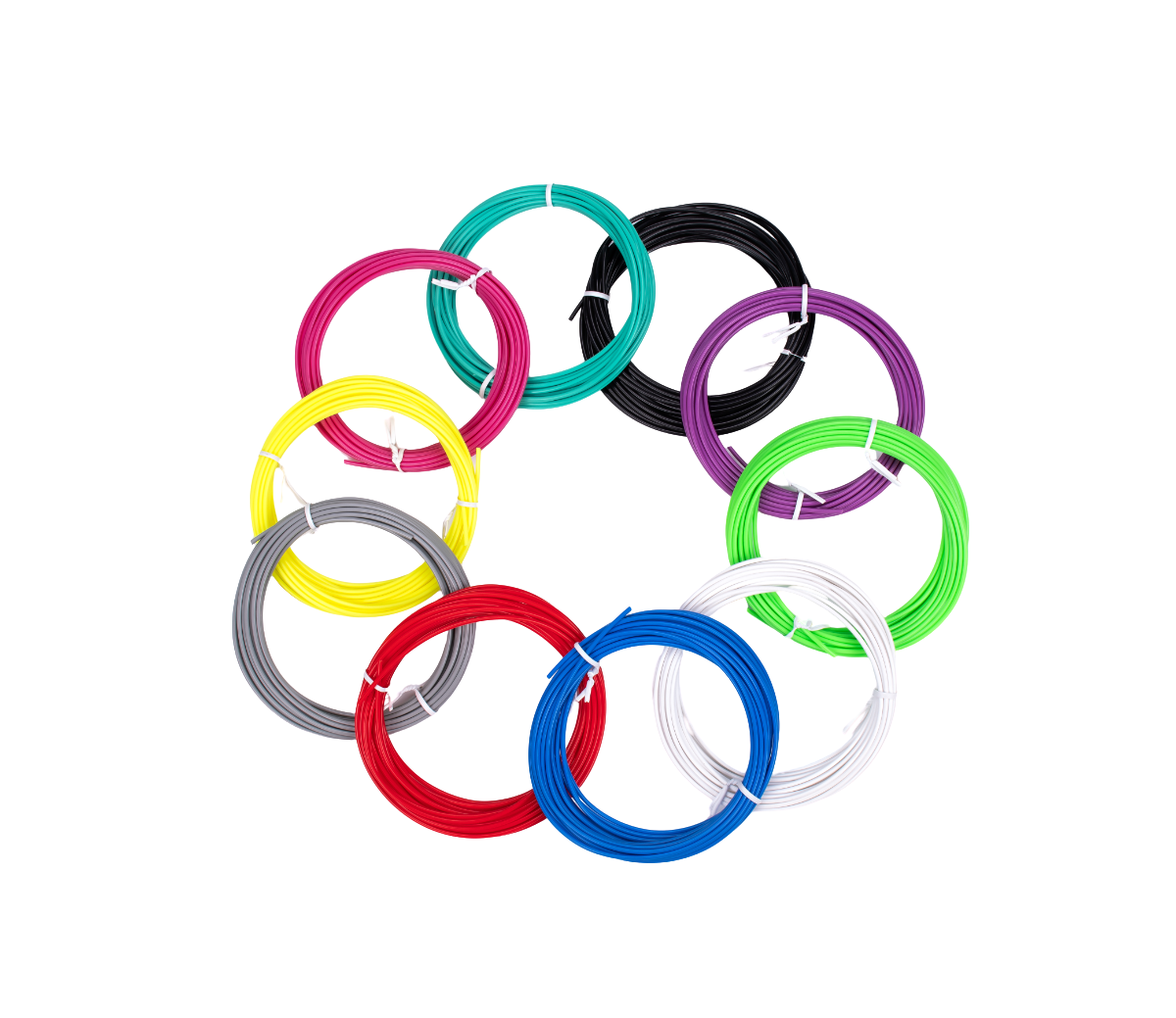 Náhradní filamenty AERIUM pro 3D Pera 1,75 mm PLA 5 metrů x 10 barev