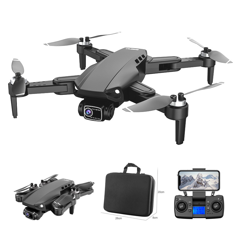 Levně Dron AERIUM L900 GPS 4K černý - 3 baterie