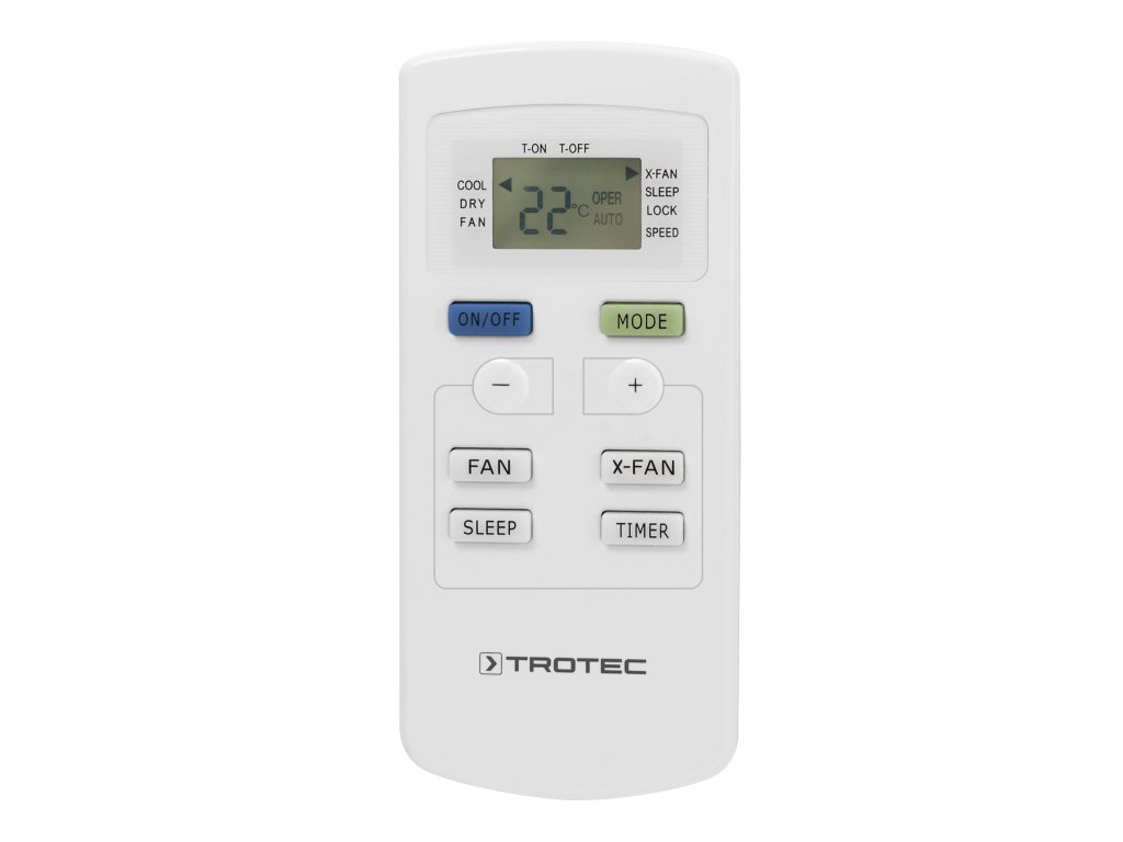 Trotec PAC 2610 E ovládání