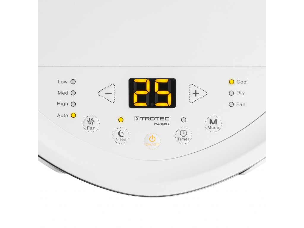 Trotec PAC 2610 E panel
